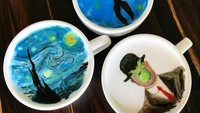 Foto: Instagram @c.trough9. Jika suka lukisan, kafe yang bernama C Trough ini menjual latte art ini harus jadi destinasi Anda ketika sedang berada di Seoul. Kafe ini membuat coffee latte dengan tema lukisan yang artsy dan lucu.