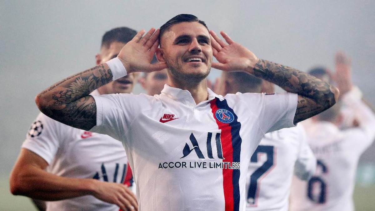 Mauro Icardi belum pasti bertahan di Paris Saint-Germain. (Foto: Francois Lenoir/Reuters)