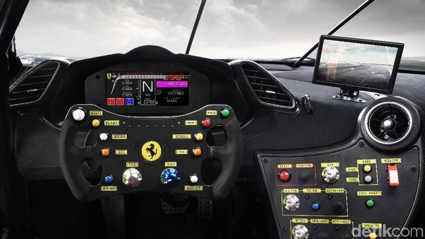Interior Ferrari 488 Challenge Evo