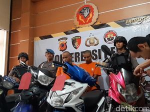 Maling Motor dan Penjual Kunci T Disergap Polisi Tasikmalaya