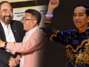 Ini Rangkulan Surya Paloh-Sohibul yang Disebut Jokowi Tak Biasa
