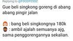 Kocaknya Curhatan Ala Netizen Saat Lihat Harga Makanan Mahal