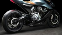 Aston Martin menjalin kerja sama dengan Brough Superior untuk membuat motor denngan nama AMB 001