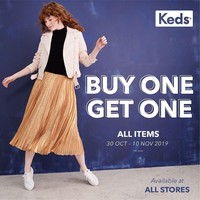 Anda yang butuh sepatu baru dapat mencari opsinya di gerai Keds. Apalagi merek tersebut tengah mengadakan promo menarik yakni BUY ONE GET ONE untuk semua produknya. Promo ini berlaku hingga 10 November. Foto: Twitter