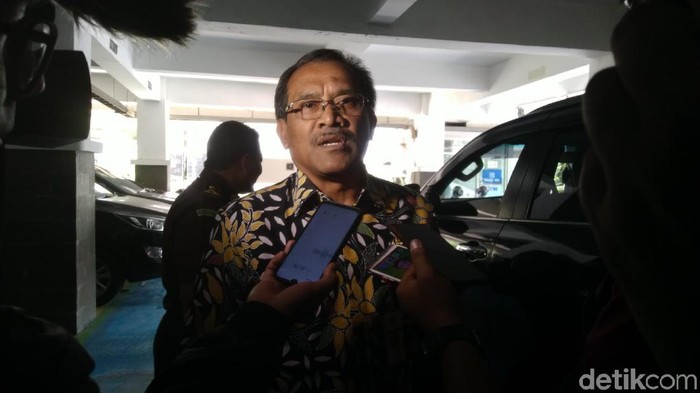 Bupati Blora Djoko Nugroho usai diperiksa di Kejati Jateng
