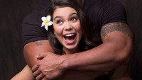 Aulii dikenal setelah menjadi pengisi suara film animasi Moana bersama Dwayne Johnson. Dok. Instagram
