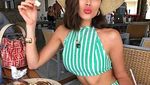 Pemotretan di Bali, Cantiknya Olivia Culpo Saat Makan Pizza dan Es Krim
