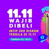 Anda mungkin menunggu promo di 11.11 yang biasanya memberikan diskon besar-besaran. Meski belum waktunya, sejumlah potongan harga sudah diberikan Lazada. Beberapa produk fashion pria dijual Rp 11 ribu saja, adapun diskon 80% dan voucher hingga Rp 200 ribu untuk produk olahraga, living, sampai elektronik. Foto: Twitter