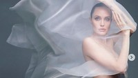 Penampilannya menjadi sorotan karena aktris berusia 44 tahun itu tampil tanpa busana. Dok. Instagram/solvesundsbo