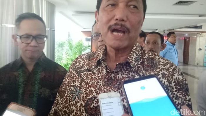 Menko Maritim Luhut Binsar Pandjaitan bertemu Menteri Perdagangan AS Wilbur Ross