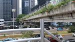 Potret JPO Sudirman yang Kini Tanpa Atap, Saat Siang Hari