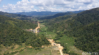 Krayan dengan drone (Okta/detikcom)