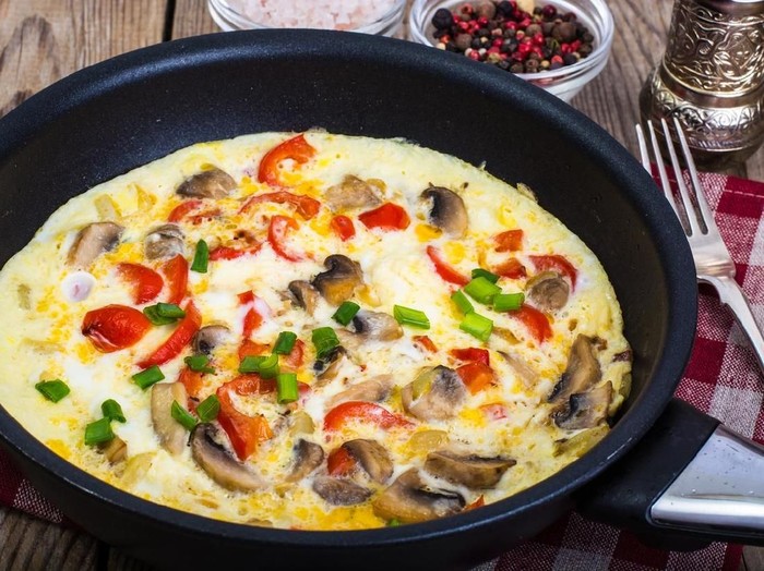 omelet sayuran untuk sarapan