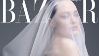 Angelina Jolie melakukan photoshoot bersama Solve Sundsbo untuk majalah Harpers Bazaar. Dok. Instagram/solvesundsbo
