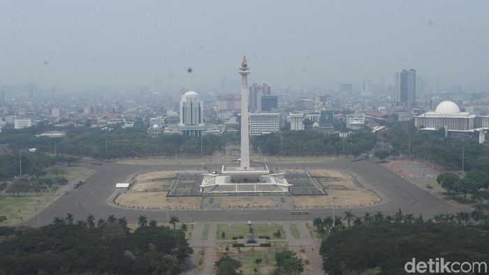 Kualitas udara di Jakarta hari ini terburuk kedua setelah India (Foto: Rifkianto Nugroho) Kualitas udara di Jakarta hari ini terburuk kedua setelah India (Foto: Rifkianto Nugroho)