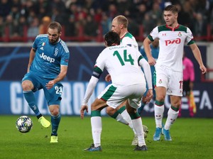 Lokomotiv Vs Juventus Berakhir 1-1 di Babak Pertama