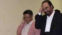 Pertemuan Surya Paloh dan Sohibul Iman itu berlangsung di Kantor DPP PKS pada 31 Oktober 2019 yang lalu.  (Foto: ANTARA FOTO/Puspa Perwitasari)