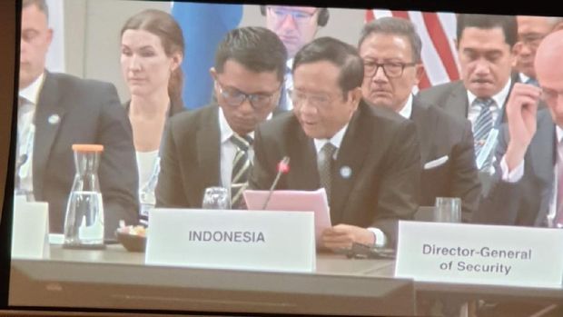 Hadiri Konferensi di Australia, Mahfud Bicara Ancaman Transaksi Finansial Teroris
