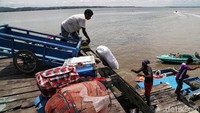 Selain untuk mengantarkan penumpang, speed boat tersebut juga kerap digunakan untuk mengantarkan logistik.