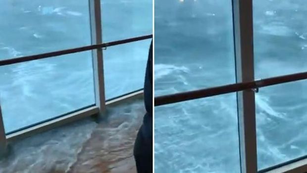 Gaya Traveler Santuy Saat Kapal Terjebak Badai
