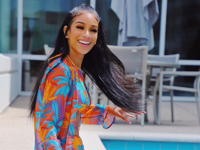 Deyjah adalah tipe remaja yang cantik dan seksi. Ia juga eksis di Instagram dengan followers mencapai 1,4 juta.  Foto: dok. Instagram @princess_of_da_south