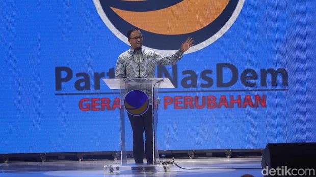 Anies di Kongres NasDem  / 