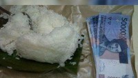 Lauk makan paling enak nih. Gak apa-apa makan pakai nasi putih saja yang penting sambil memandangi setumpuk uang ya. Foto: istimewa