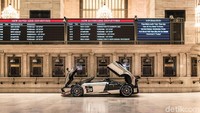 Sejumlah mobil besutan Pagani yang unjuk gigi di Grand Central Terminal diantaranya Zonda 001, Zonda Cinque, dan Roadster BC. Istimewa/Dok. Pagani.