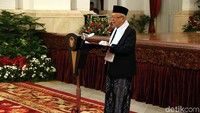 Dalam acara itu, Wakil Presiden Maruf Amin bicara soal meneladani akhlak Nabi Muhammad SAW. Salah satunya meneladani semangat perubahan yang dilakukan Muhammad dalam rangka membangun Indonesia maju.
