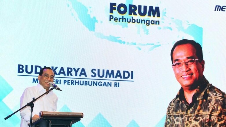 Menhub Budi Karya Sumadi di acara Forum Perhubungan (dok Humas Kemenhub) Menhub Budi Karya Sumadi di acara Forum Perhubungan (dok Humas Kemenhub)