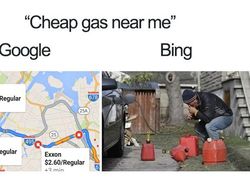 Meme Kocak Perbandingan Hasil Pencarian Google vs Bing