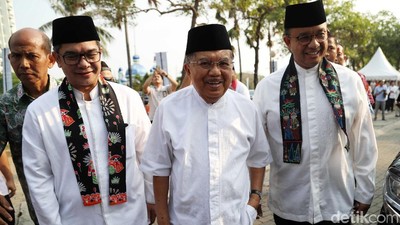 Momen Anies hingga JK Hadiri Groundbreaking Masjid Apung Ancol