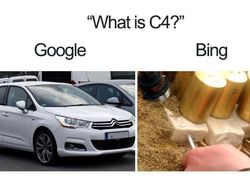 Meme Kocak Perbandingan Hasil Pencarian Google vs Bing