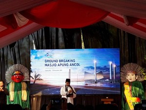 Groundbreaking Masjid Apung Ancol, Anies Harap Jadi Ikon Indonesia