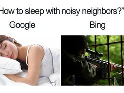 Meme Kocak Perbandingan Hasil Pencarian Google vs Bing