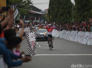 Pebalap Indonesia Berjaya di Etape 8 Tour de Singkarak 2019