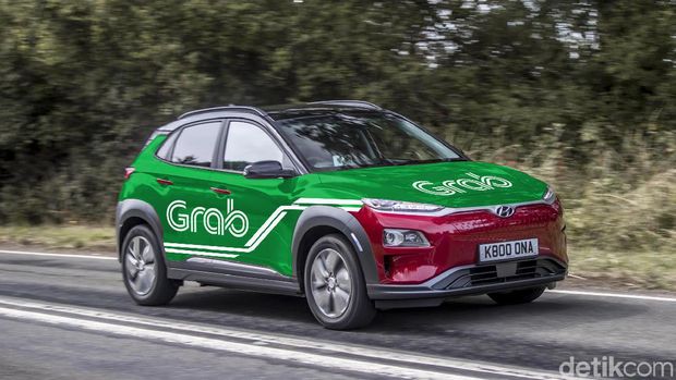 Hyundai Kona EV jika memakai stiker ala Grab 