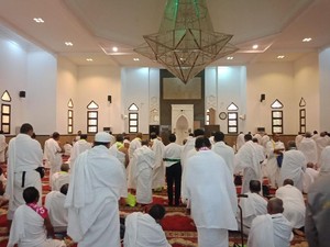 Rombongan Umrah Marbut DKI Mikat di Jiranah Sebelum ke Masjidil Haram