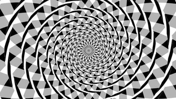 Seperti melihat garis spiral. Tapi coba gunakan jari kamu untuk membuktikannya. Foto: Brightside