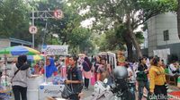 Begini Zona PKL Jualan di CFD Ala Anies, Satpol PP Bersiaga