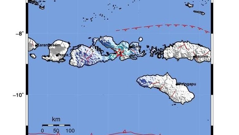 Gempa M 4,7 Guncang Dompu NTB