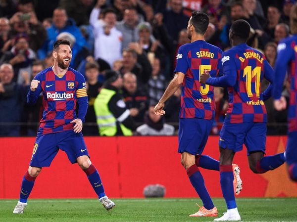 Aksi-Aksi Lionel Messi Bikin Rekor Lagi