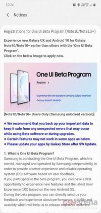 Galaxy Note 10 Kebagian Android 10
