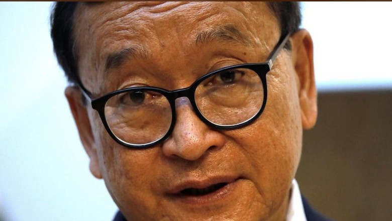 Pimpinan Oposisi Kamboja Sam Rainsy: Demokrasi Akan Menang! Pimpinan Oposisi Kamboja Sam Rainsy: Demokrasi Akan Menang!