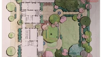 Gambar properti ini adalah rancangan desain bangunan dan taman rumah Bezos yang digambarkan indah dan memukau oleh orang-orang yang telah melihatnya. Foto: via Daily Mail