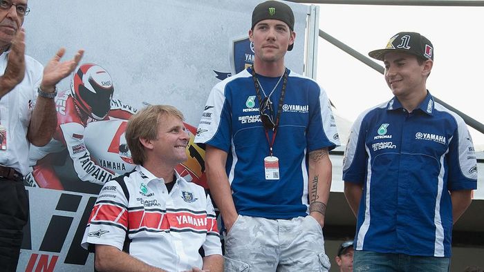 Wayne Rainey untuk pertama kalinya mengendarai motor setelah tragedi Misano 26 tahun lalu (Foto: Mirco Lazzari gp/Getty Images) Wayne Rainey untuk pertama kalinya mengendarai motor setelah tragedi Misano 26 tahun lalu (Foto: Mirco Lazzari gp/Getty Images)