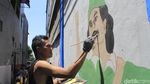 Semarak Hari Pahlawan Lewat Seni Mural di Cimahi