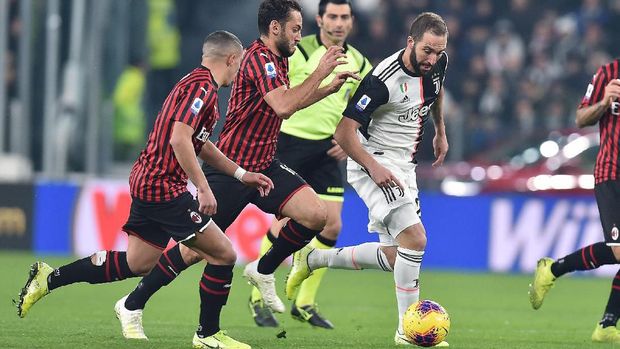 Gonzalo Higuain punya catatan bagus dalam laga lawan Sassuolo.