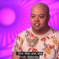 Beginilah wajah asli pria dengan nama asli Bo Zeng tersebut. Dia tak memiliki rambut dan wajahnya tampak sangat berbeda jika dibandingkan dengan penampilannya saat menjadi drag queen.  Foto: Instagram