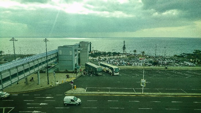 Airport Cristiano Ronaldo on the Island Madeira, Portugal